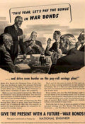 War Bonds Bonus Vintage Retro Advert Ads A4 Photo Print