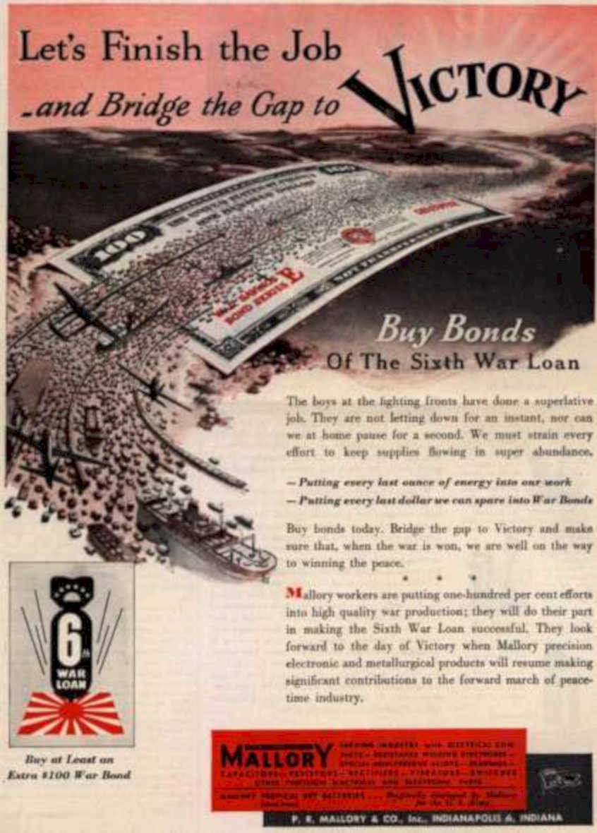 War Bonds Dollars Vintage Retro Advert Ads A4 Photo Print