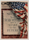 War Bonds Eagle American World War II Advert Poster