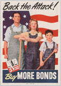 War Bonds Family American World War II Advert Poster