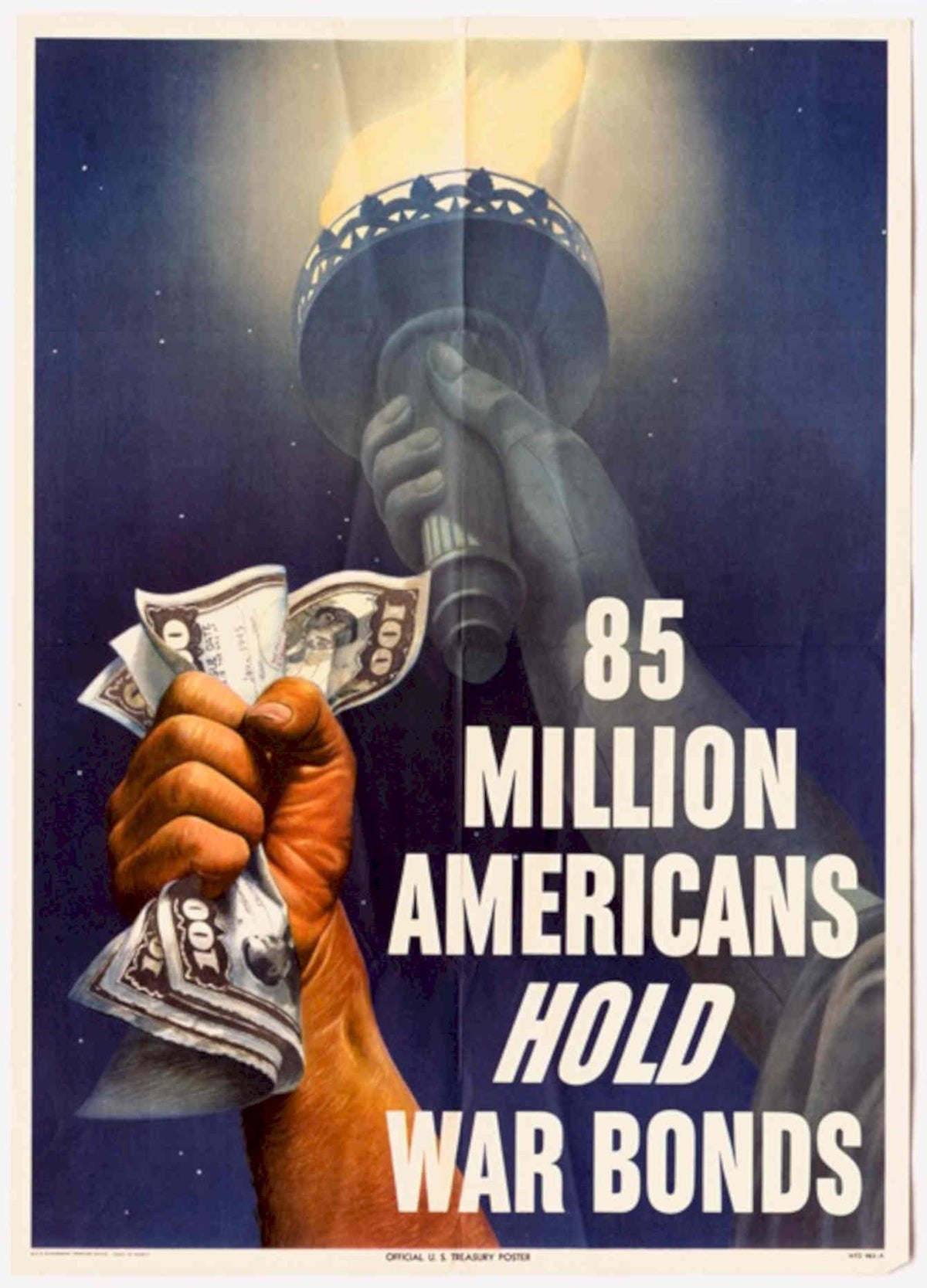 War Bonds Liberty American World War II Advert Poster