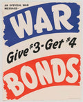 War Bonds Poster 5 American World War II Advert Poster
