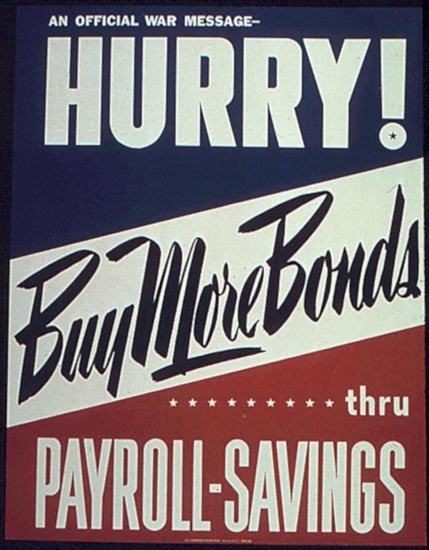 War Bonds Poster Vintage Retro Advert Poster A4 Photo Print