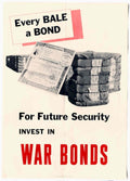 War Bonds Security American World War II Advert Poster