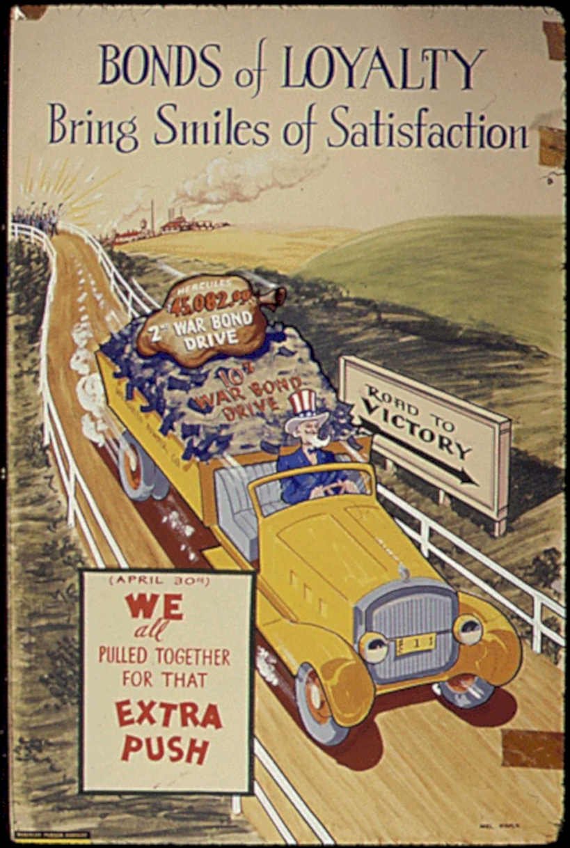 War Bonds Victory Vintage Retro Advert Poster A4 Photo Print