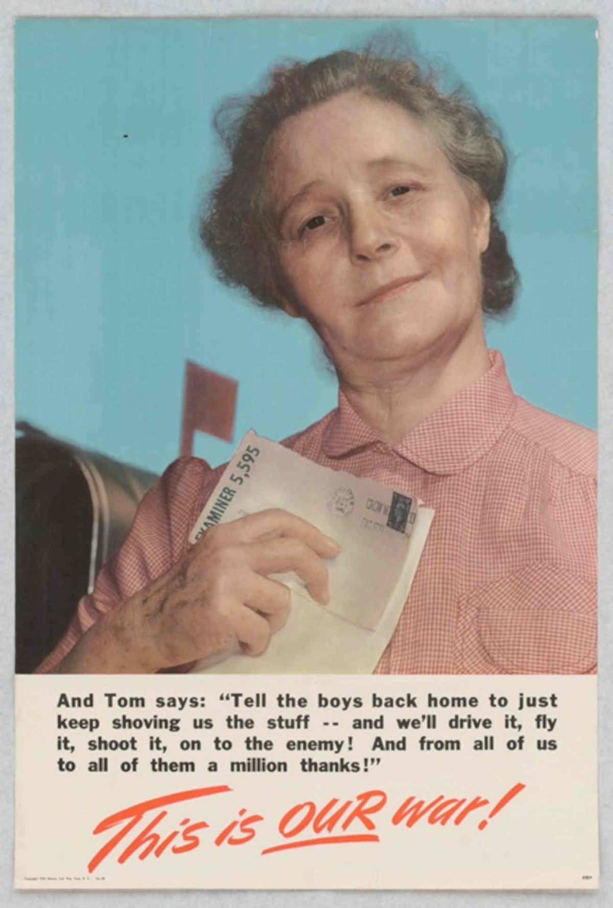 War Bonds Woman American World War II Advert Poster