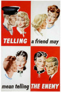 War Couples Poster 1940s Vintage Retro Advert Poster