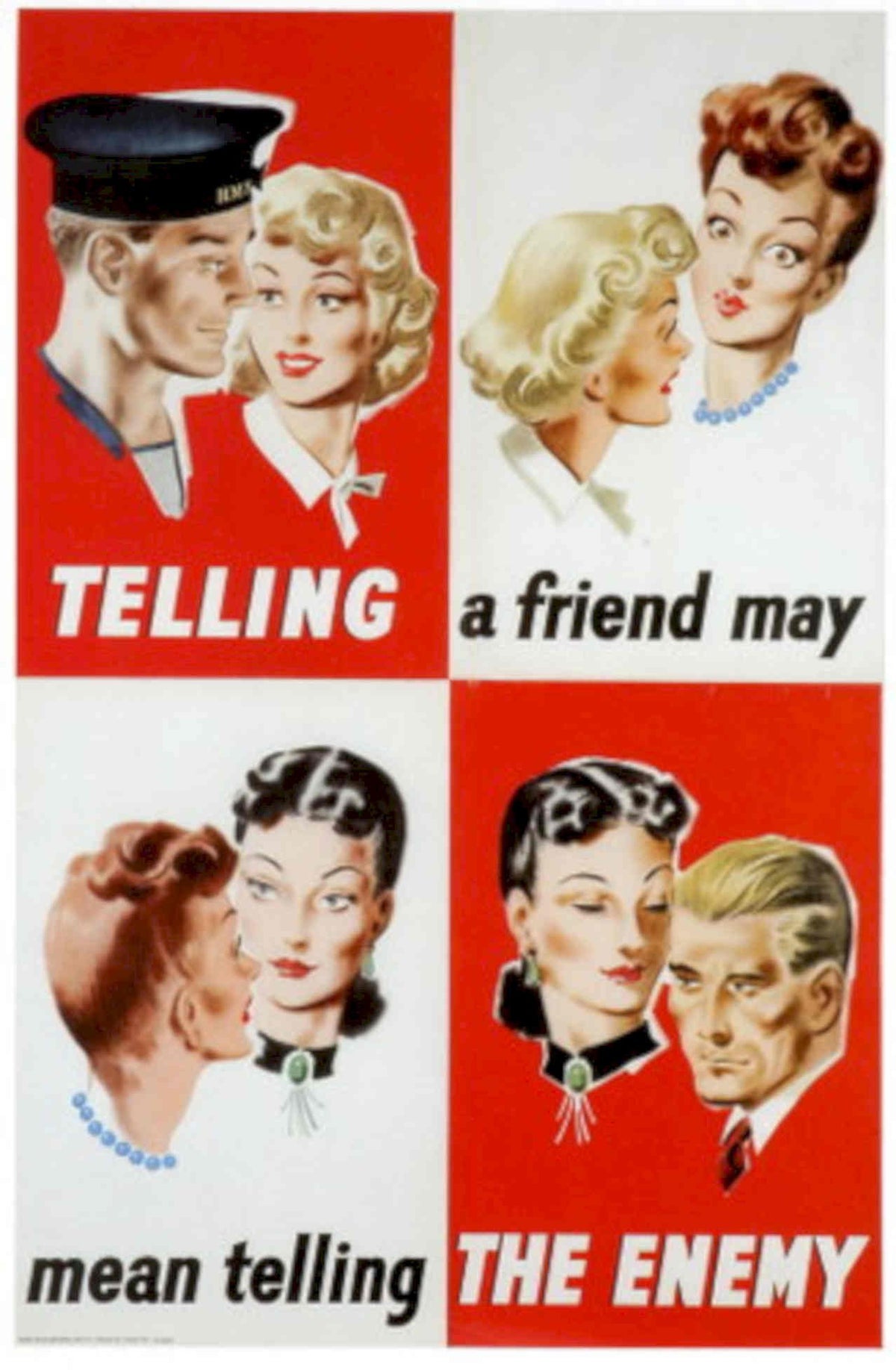 War Couples Poster 1940s Vintage Retro Advert Poster