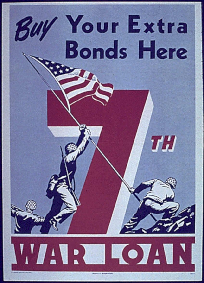 War Extra Bonds 1 Vintage Retro Advert Poster A4 Photo Print