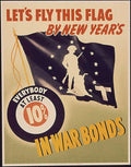 War Flag Poster Vintage Retro Advert Poster A4 Photo Print