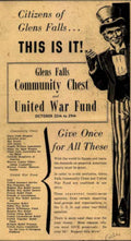 War Fund Chest Vintage Retro Advert Ads A4 Photo Print