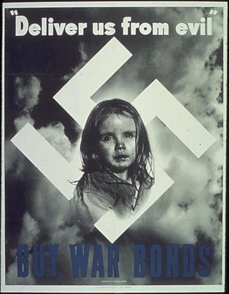 War Girl Swastika Vintage Retro Advert Poster A4 Photo Print