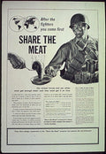 War Kitchen Rationing 1 Vintage Retro Advert Poster A4 Photo Print