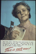 War Letters Miner Vintage Retro Advert Poster A4 Photo Print