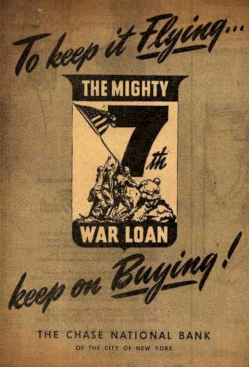War Loan Seventh Vintage Retro Advert Ads A4 Photo Print