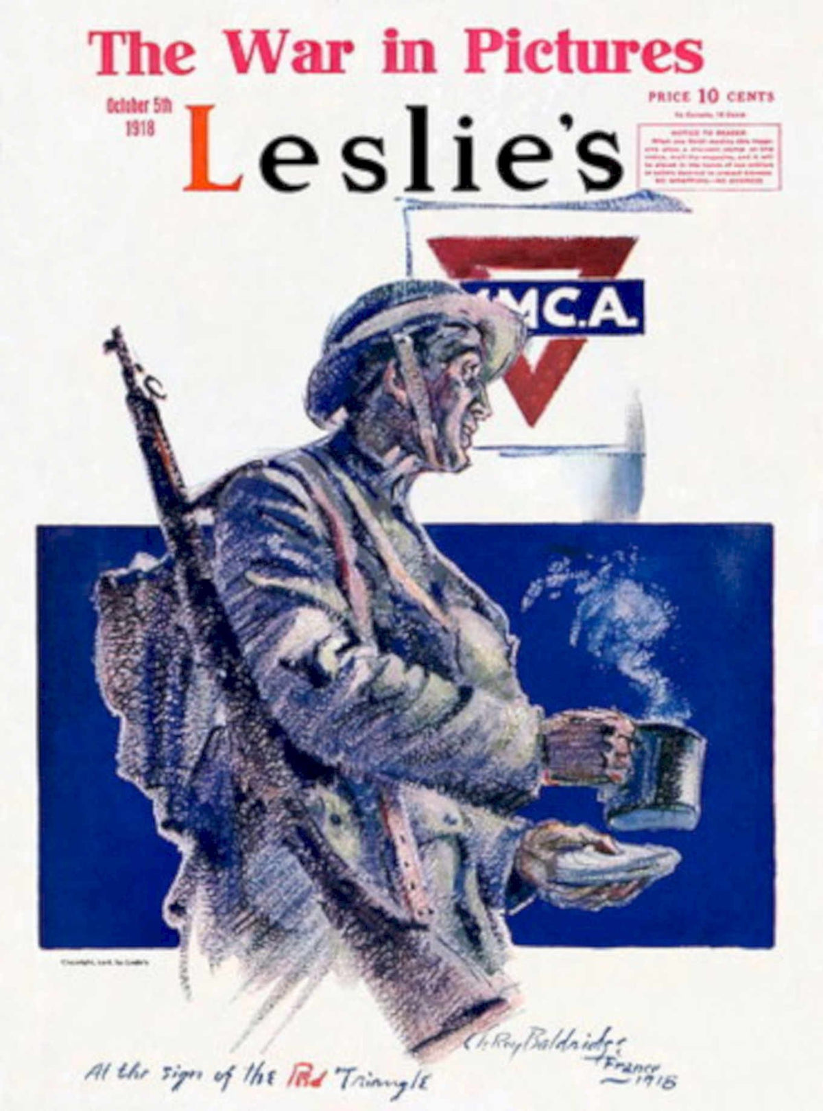 War Magazine 1918 World War 2 ii 1 Vintage Retro Advert