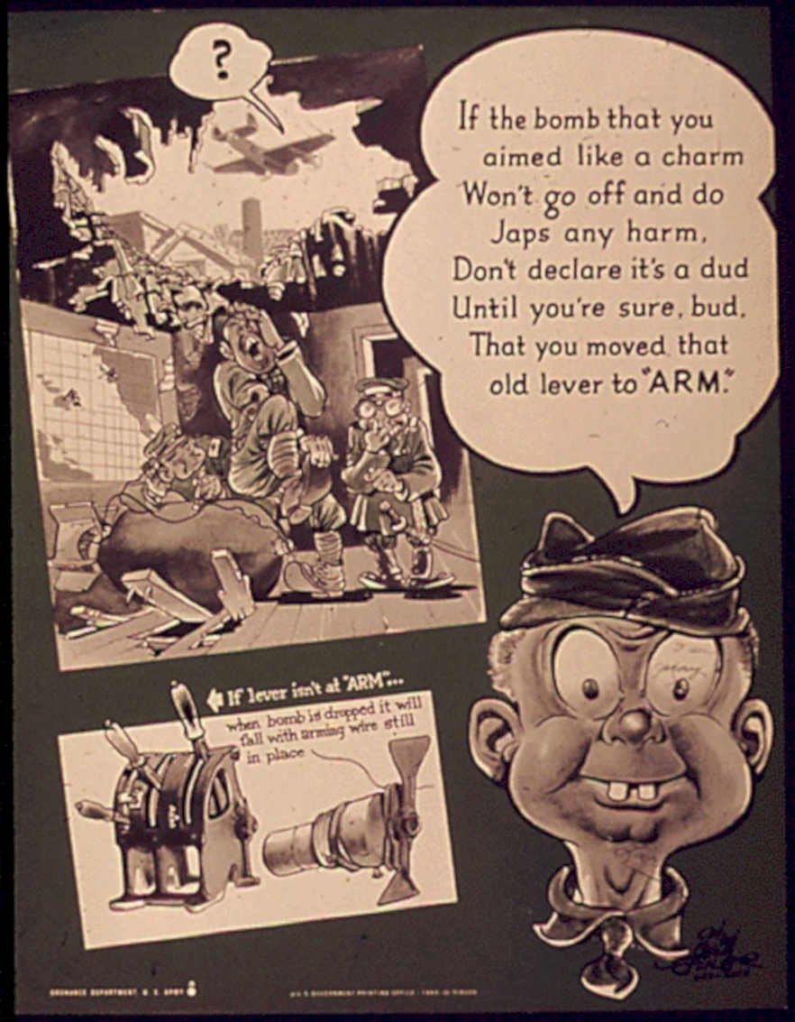 War Monkey Bomb Vintage Retro Advert Poster A4 Photo Print