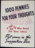 War Pennies Thoughts Vintage Retro Advert Poster A4 Photo Print