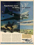 War Plane Bomber Vintage Retro Advert Ads A4 Photo Print