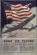 War Planes Army Vintage Retro Advert Poster A4 Photo Print