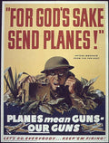 War Planes Guns Vintage Retro Advert Poster A4 Photo Print
