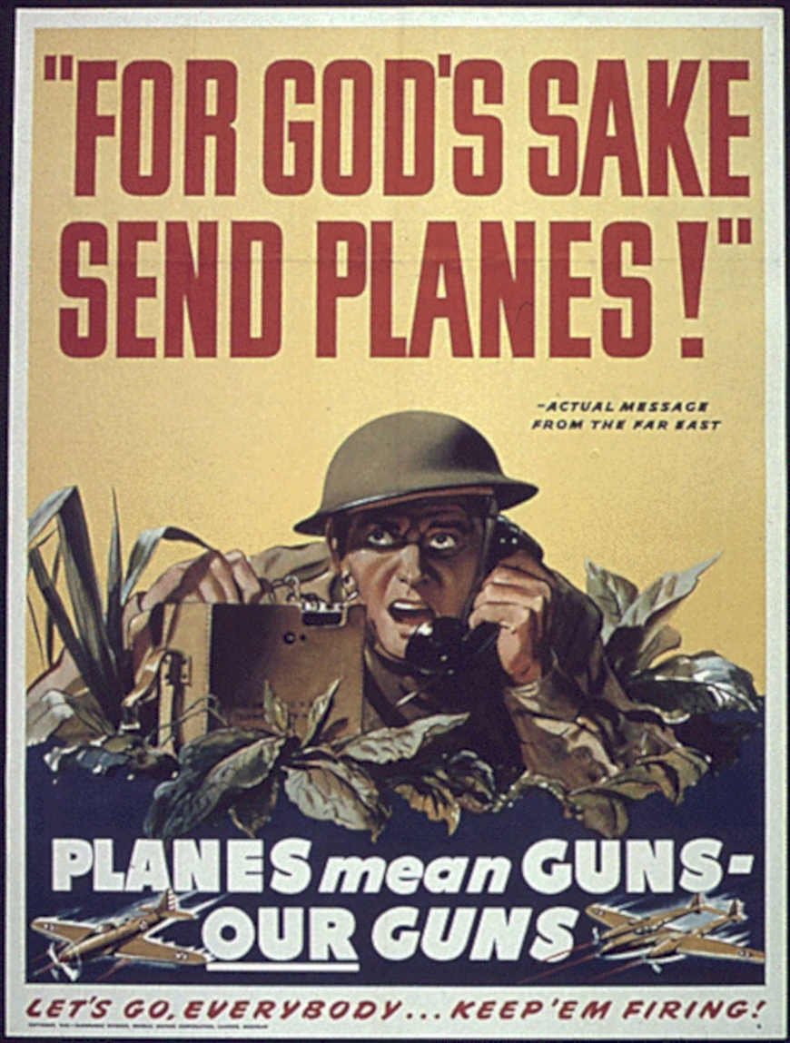 War Planes Guns Vintage Retro Advert Poster A4 Photo Print
