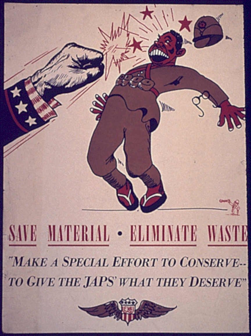 War Poster Japs Vintage Retro Advert Poster A4 Photo Print