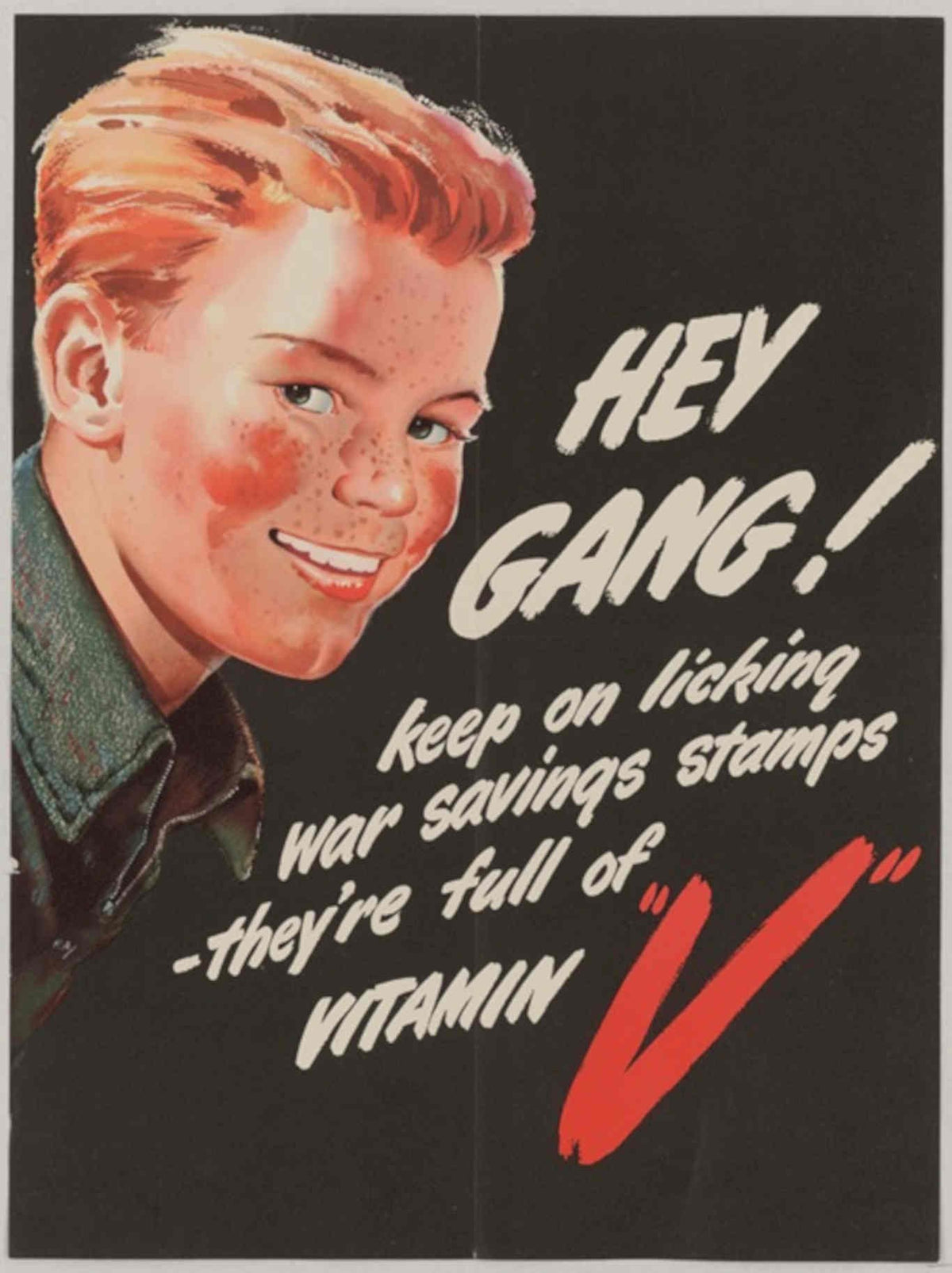 War Savings Man American World War II Advert Poster