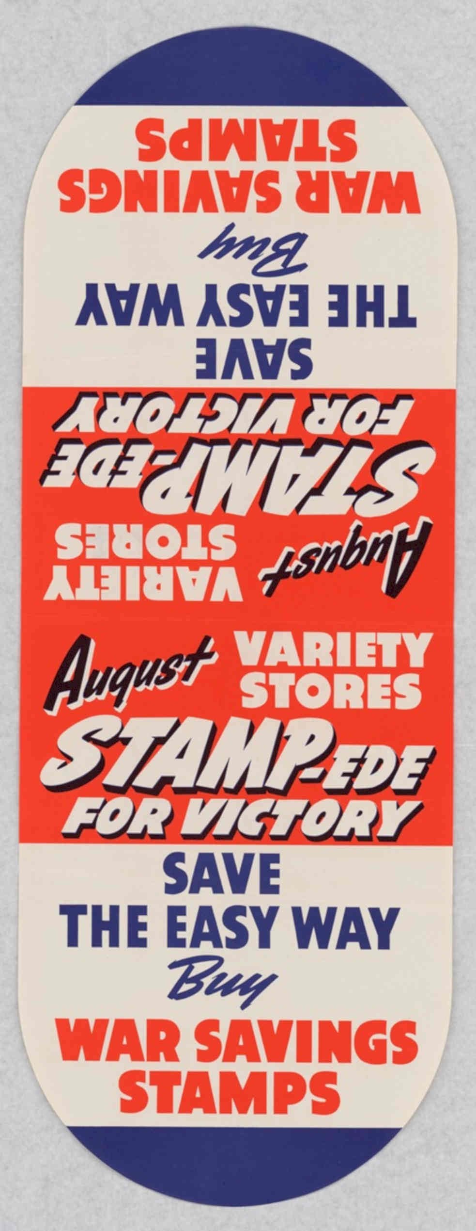 War Savings Stampede American World War II Advert Poster