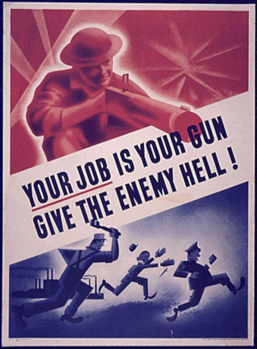 War Soldier Gun Vintage Retro Advert Poster A4 Photo Print