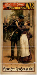 War Soldier Woman Vintage Retro Advert Poster A4 Photo Print