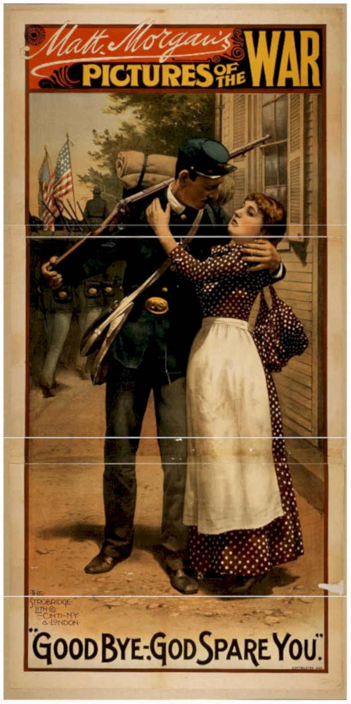 War Soldier Woman Vintage Retro Advert Poster A4 Photo Print