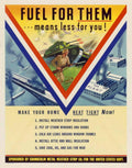 War Tank Home American World War II Advert Poster