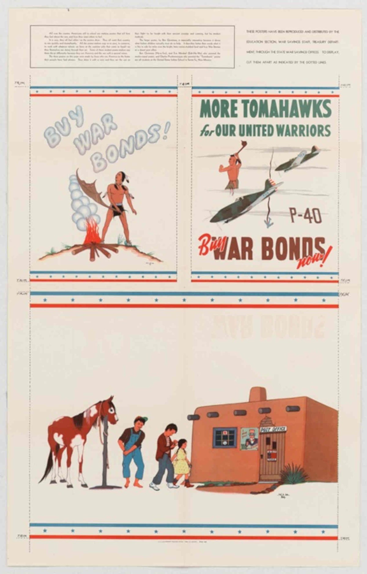 War Tomahawks Planes American World War II Advert Poster