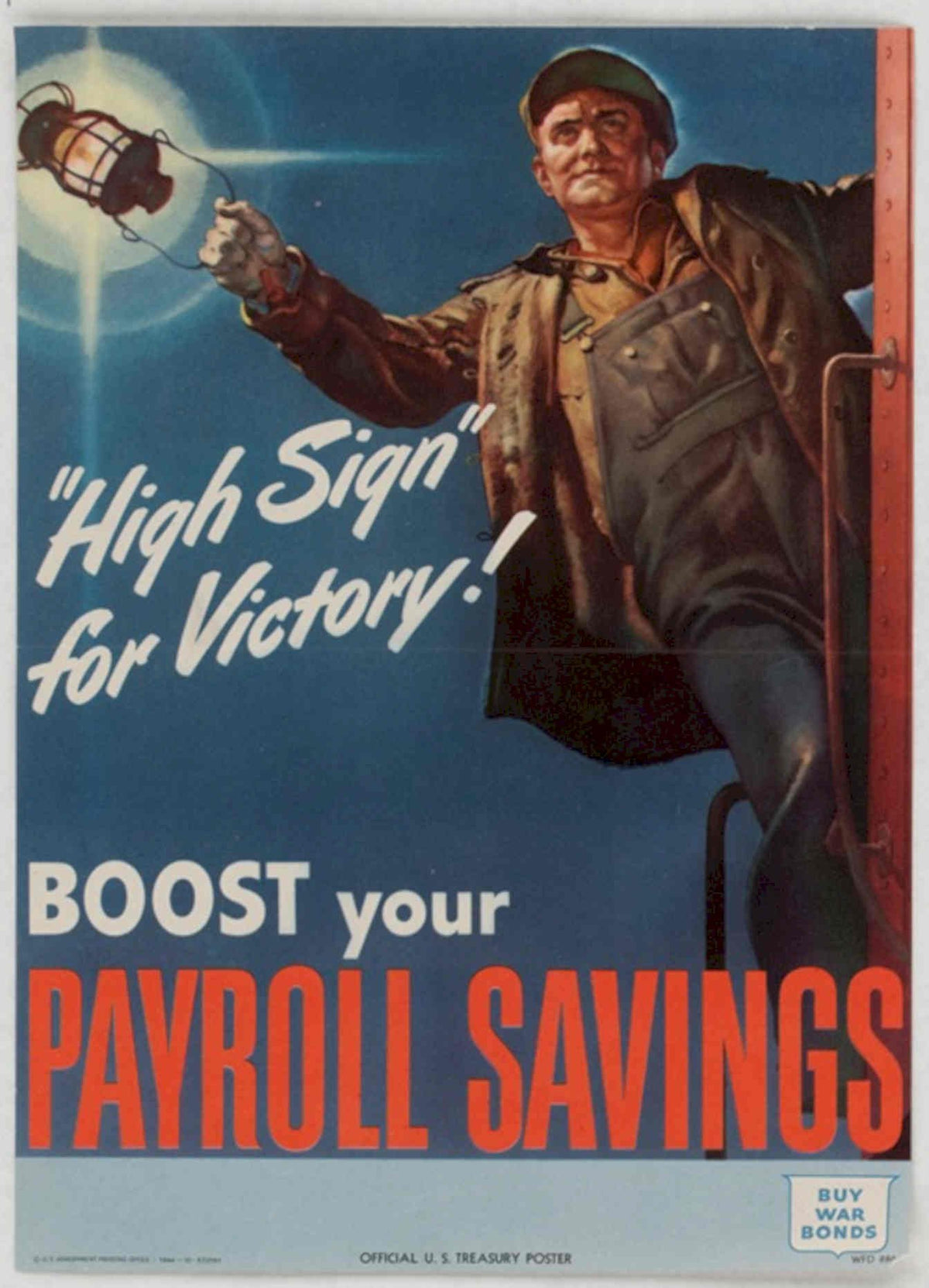 War Victory Soldier American World War II Advert Poster