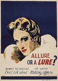 War Woman Warning Vintage Retro Advert Ads A4 Photo Print