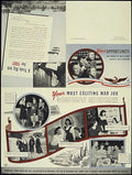 War Women Eagle Vintage Retro Advert Poster A4 Photo Print