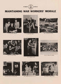 War Workers Morale American World War II Advert Poster