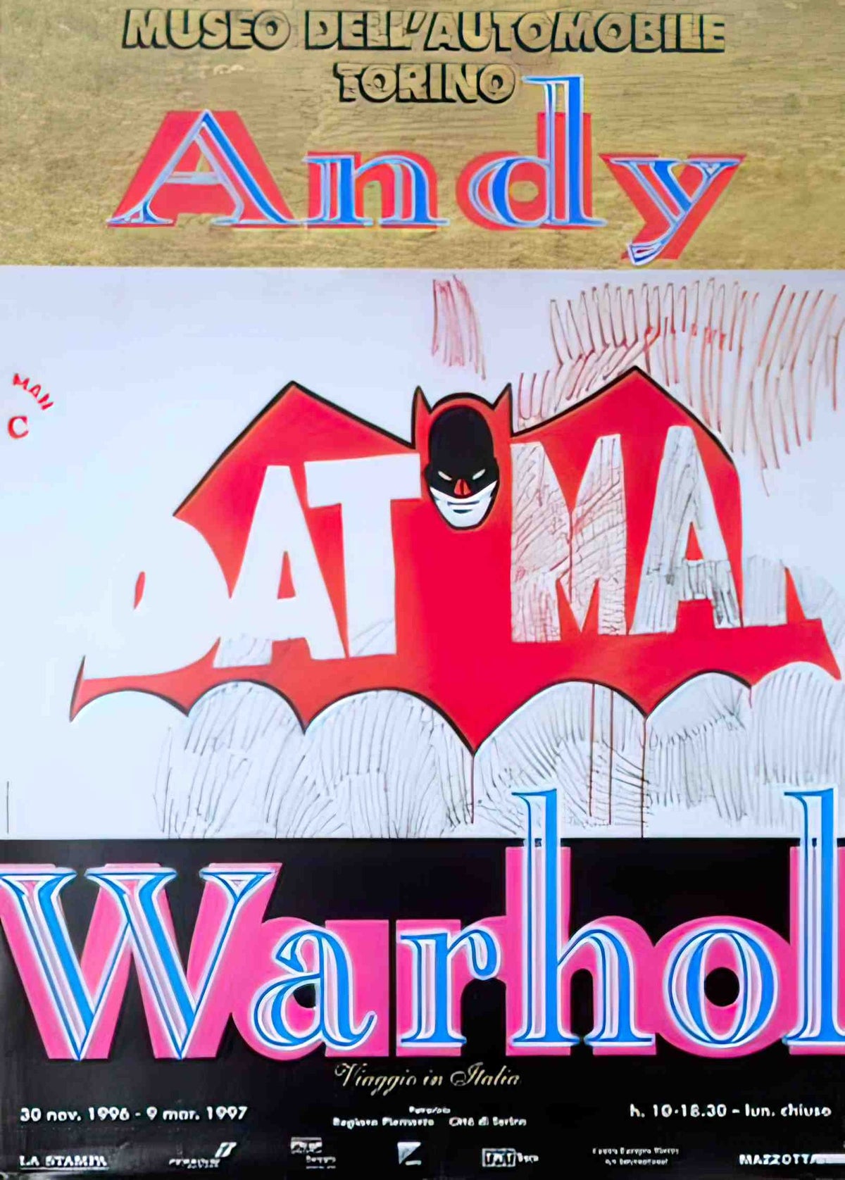 WarholBatman Advert A4 Photo Print