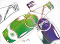 WarholPerrierWhite Vintage Advert A4 Photo Print