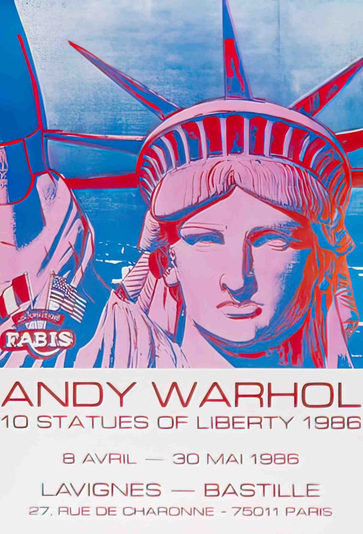 WarholStatue Advert A4 Photo Print