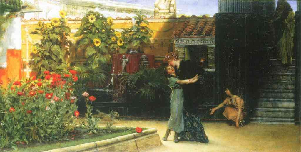 Warm Welcome Alma Tadema A4 Photo Print