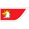 Warminskomazur Prov Flag N3629 A4 Photo Print