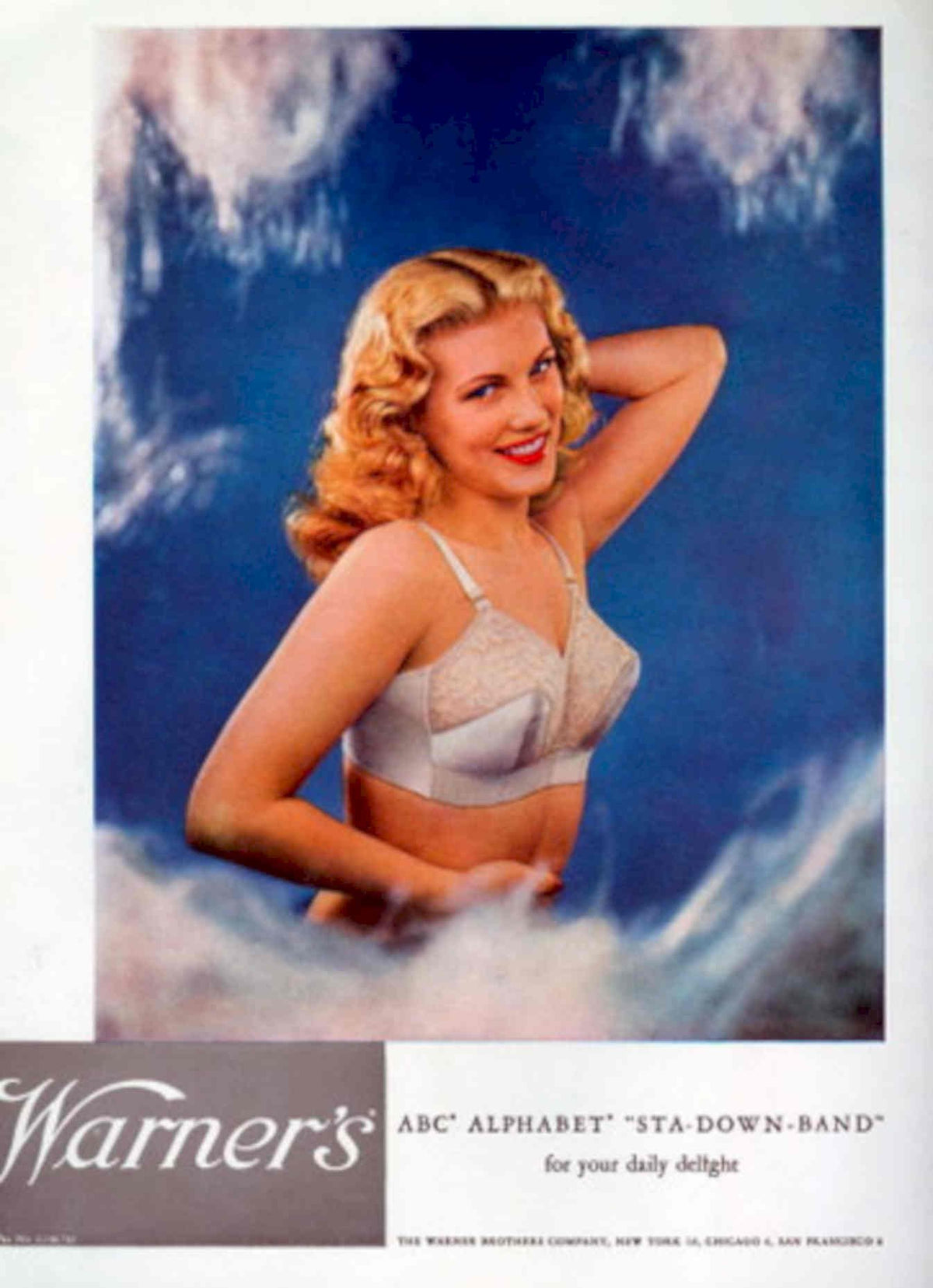 Warner S Sta 1940s Vintage Retro Advert Poster