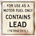 Warning Fuel Sign Vintage Retro Advert Ads A4 Photo Print