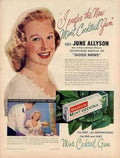 Warrens Mint Gum Vintage Retro Advert Ads A4 Photo Print