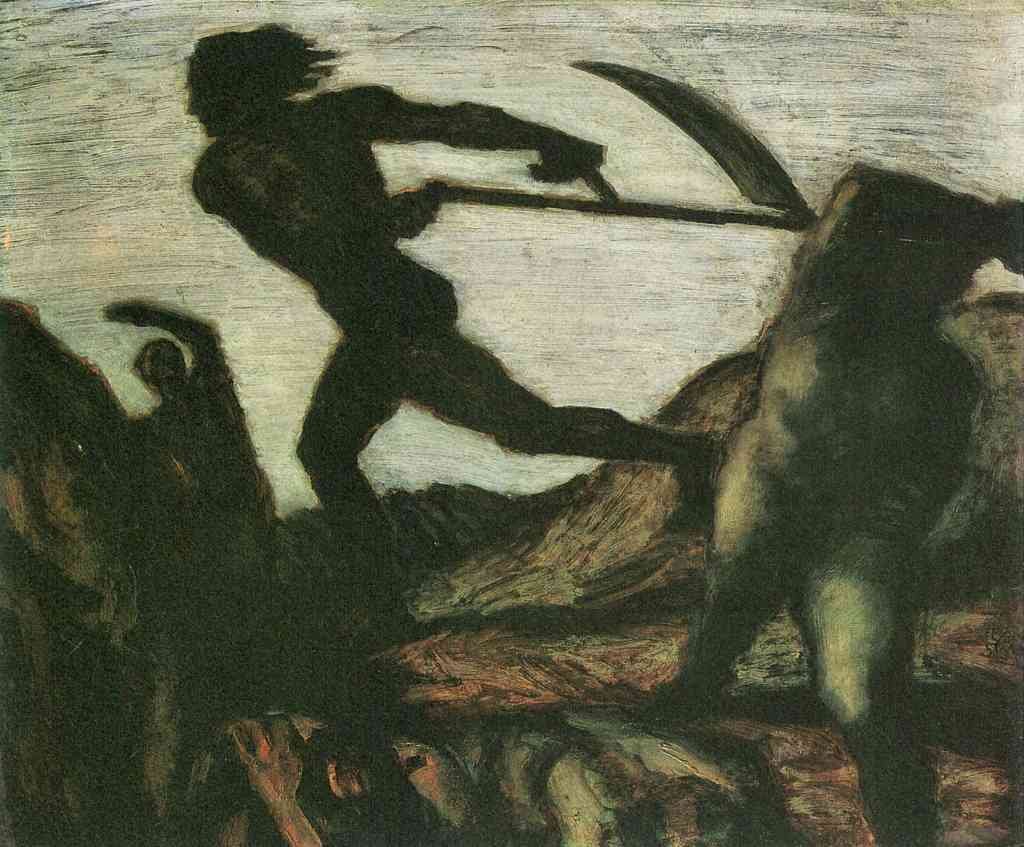 Warrior Franz Von Stuck Symbolism A4 Photo Print