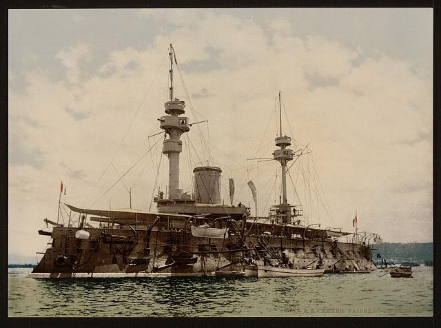 Warship Algiers Vintage A4 Photo Print