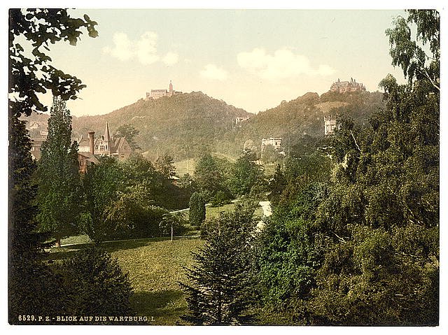 Wartburg I Wartburg Thuringia Vintage A4 Photo Print