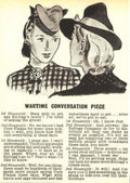 Wartime Conversation Flakes 1940s Vintage Retro Advert Poster